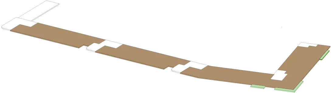 Stacking Plan des Erdgeschosses und den 6 Obergeschossen von enna.